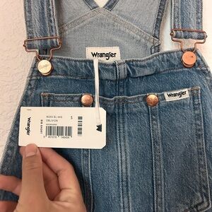 Wrangler Overall Denim Shorts Size Small